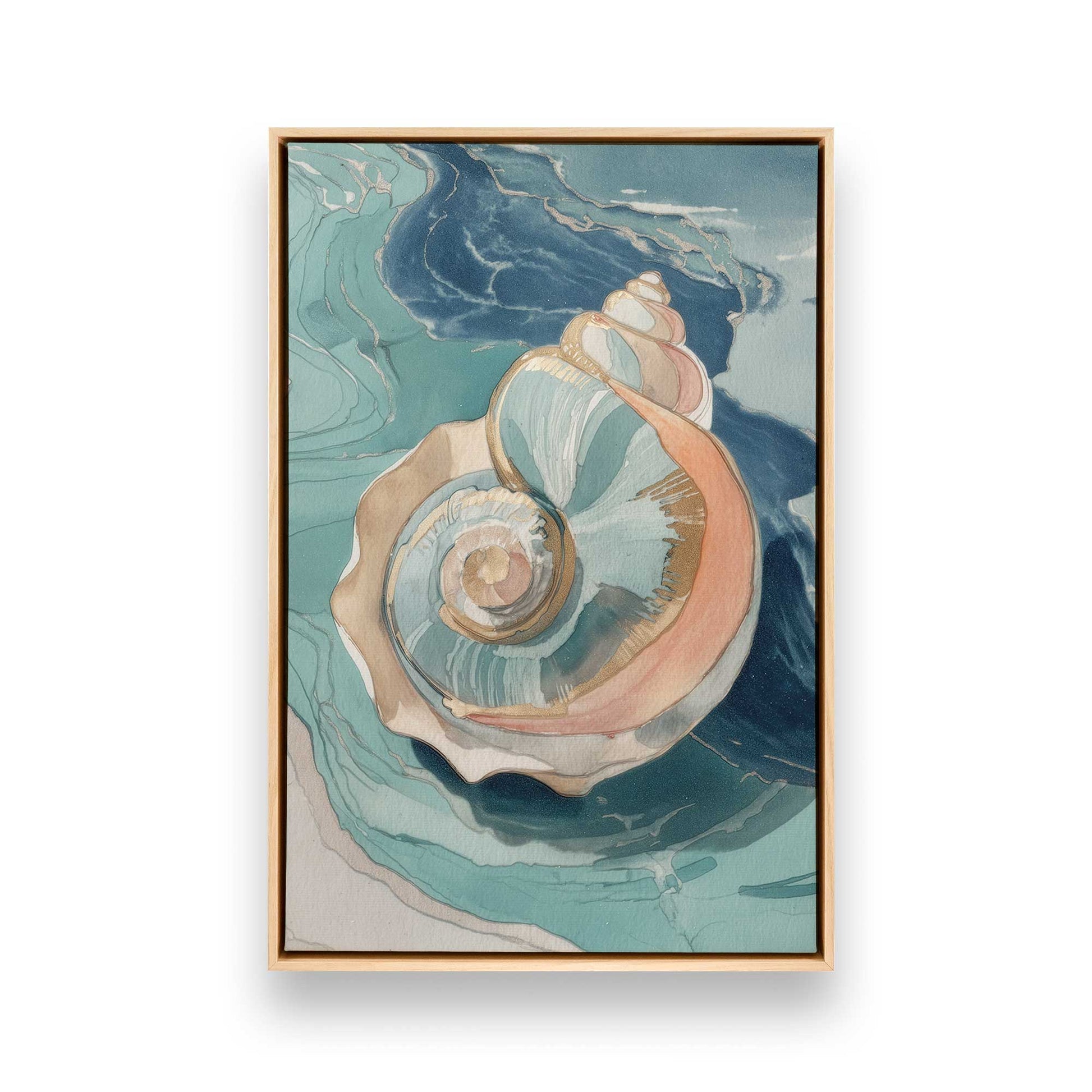 [Color:American Maple], Picture of art in an American Maple frame