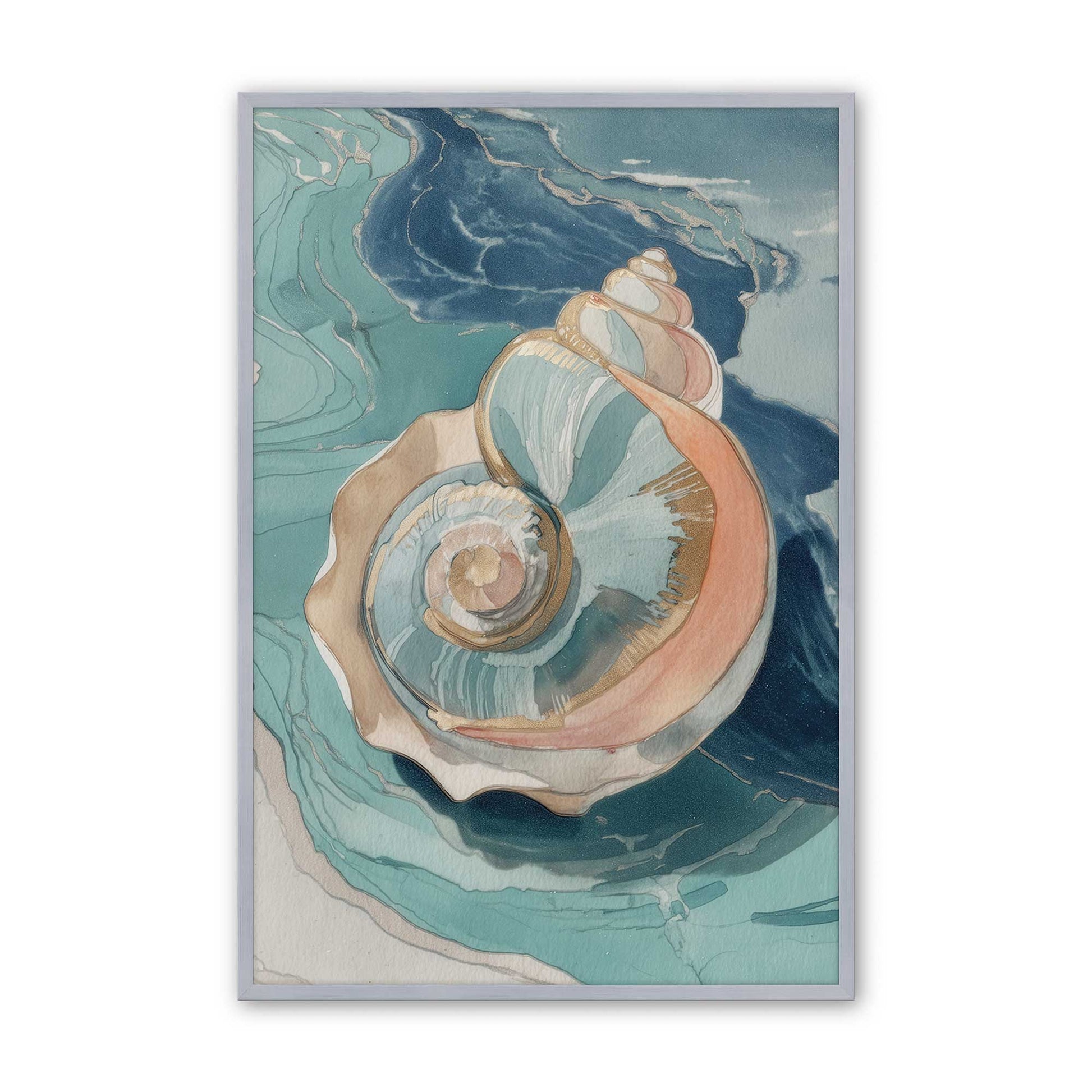 [Color:Polished Chrome], Picture of art in a Polished Chrome frame