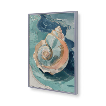 [Color:Polished Chrome], Picture of art in a Polished Chrome frame of the corner