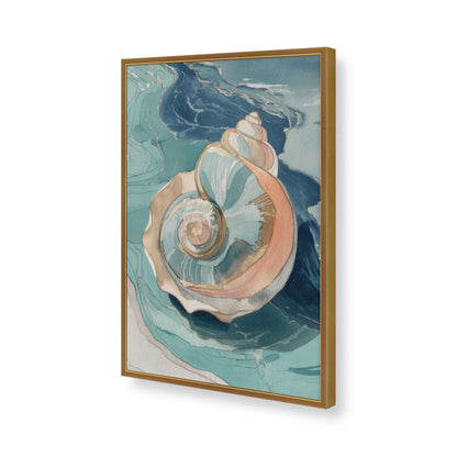 [Color:Polished Gold], Picture of art in a Polished Gold frame of the corner