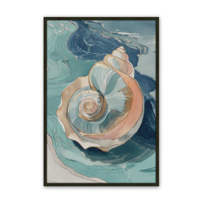 [Color:Satin Black], Picture of art in a Satin Black frame