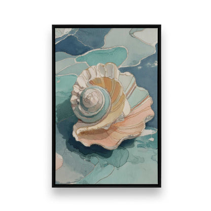 [Color:Satin Black], Picture of art in a Satin Black frame