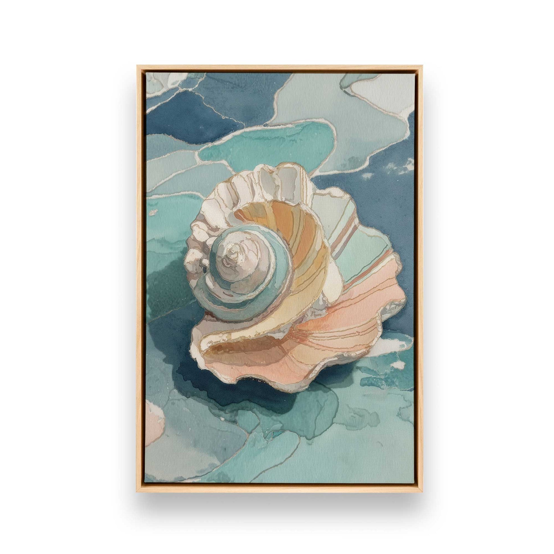 [Color:American Maple], Picture of art in a American Maple frame