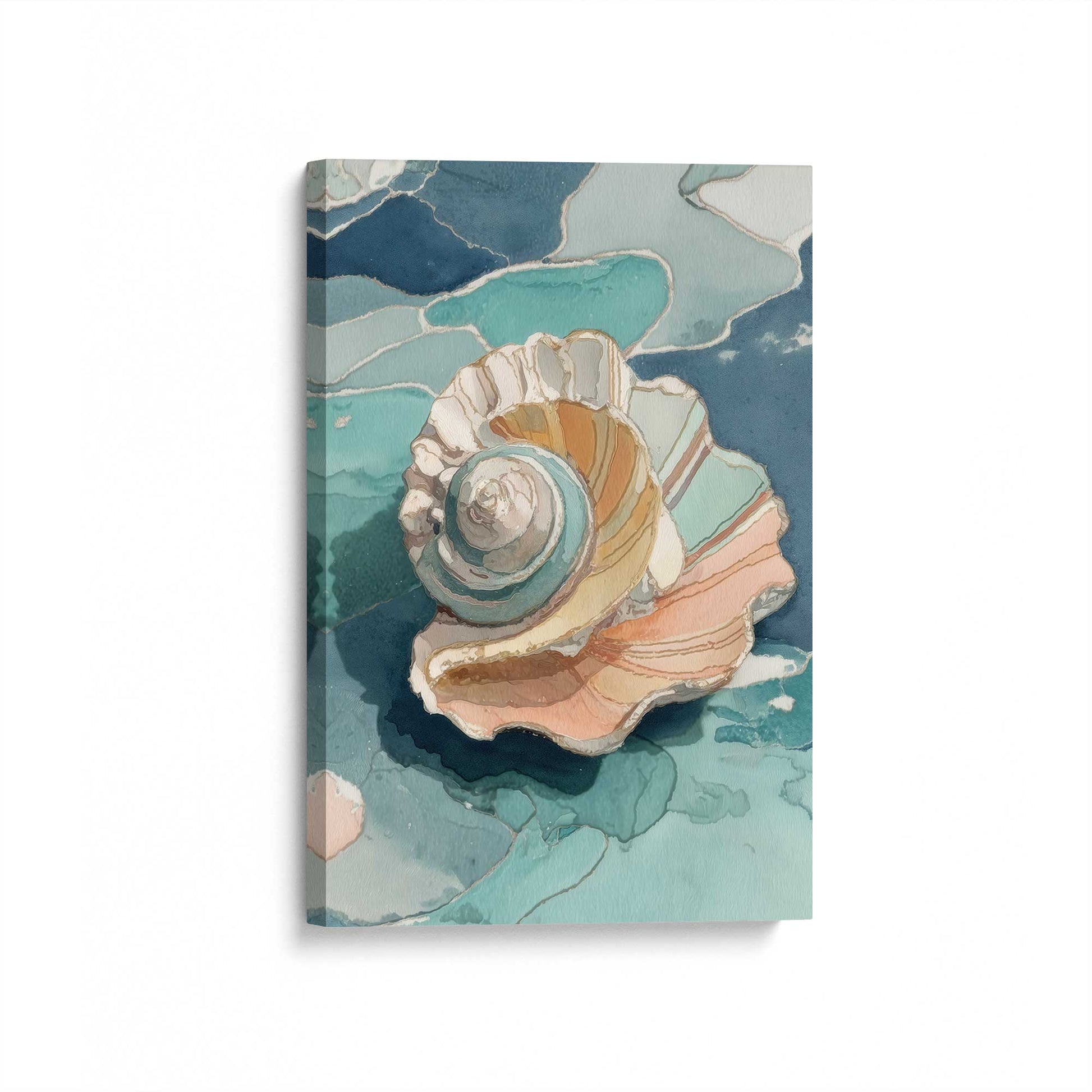 [Color:Stretched Canvas], Picture of art at an angle