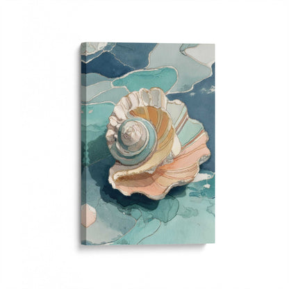 [Color:Stretched Canvas], Picture of art at an angle