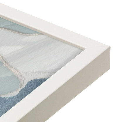 [Color:Opaque White], Picture of art in a Opaque White frame at an angle