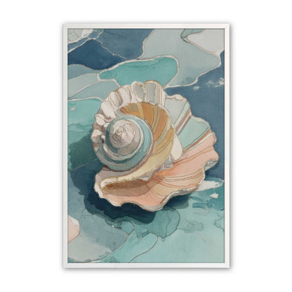 [Color:Opaque White], Picture of art in a Opaque White frame