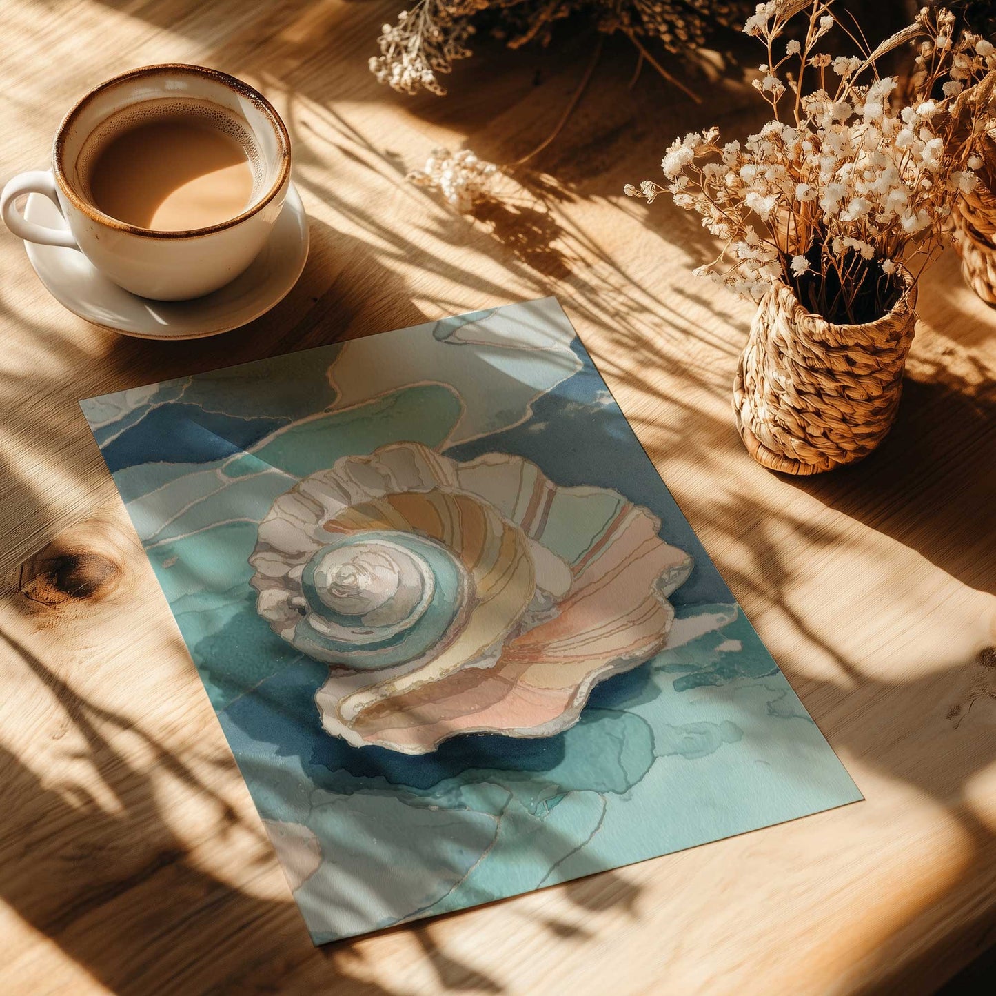 [Color:Rolled Print], Picture of close up of art