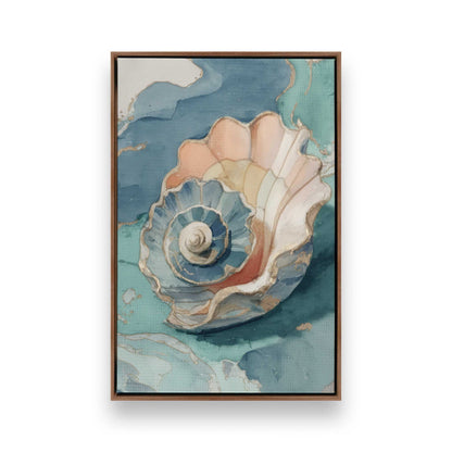 [Color:Walnut], Picture of art in a Walnut frame