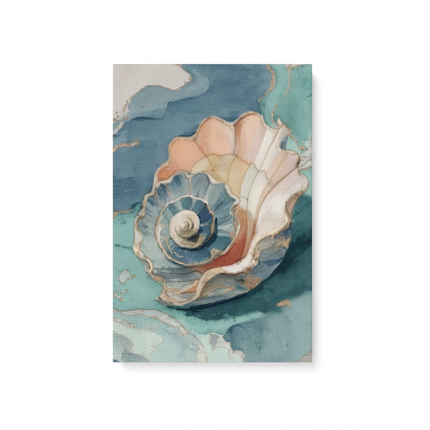 Shell Yeah Calm, Set of 4 Canvas Prints