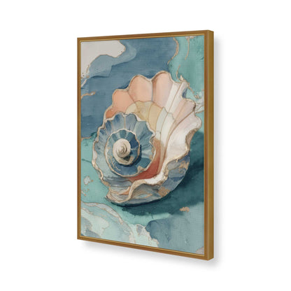 [Color:Polished Gold], Picture of art in a Polished Gold frame of the corner