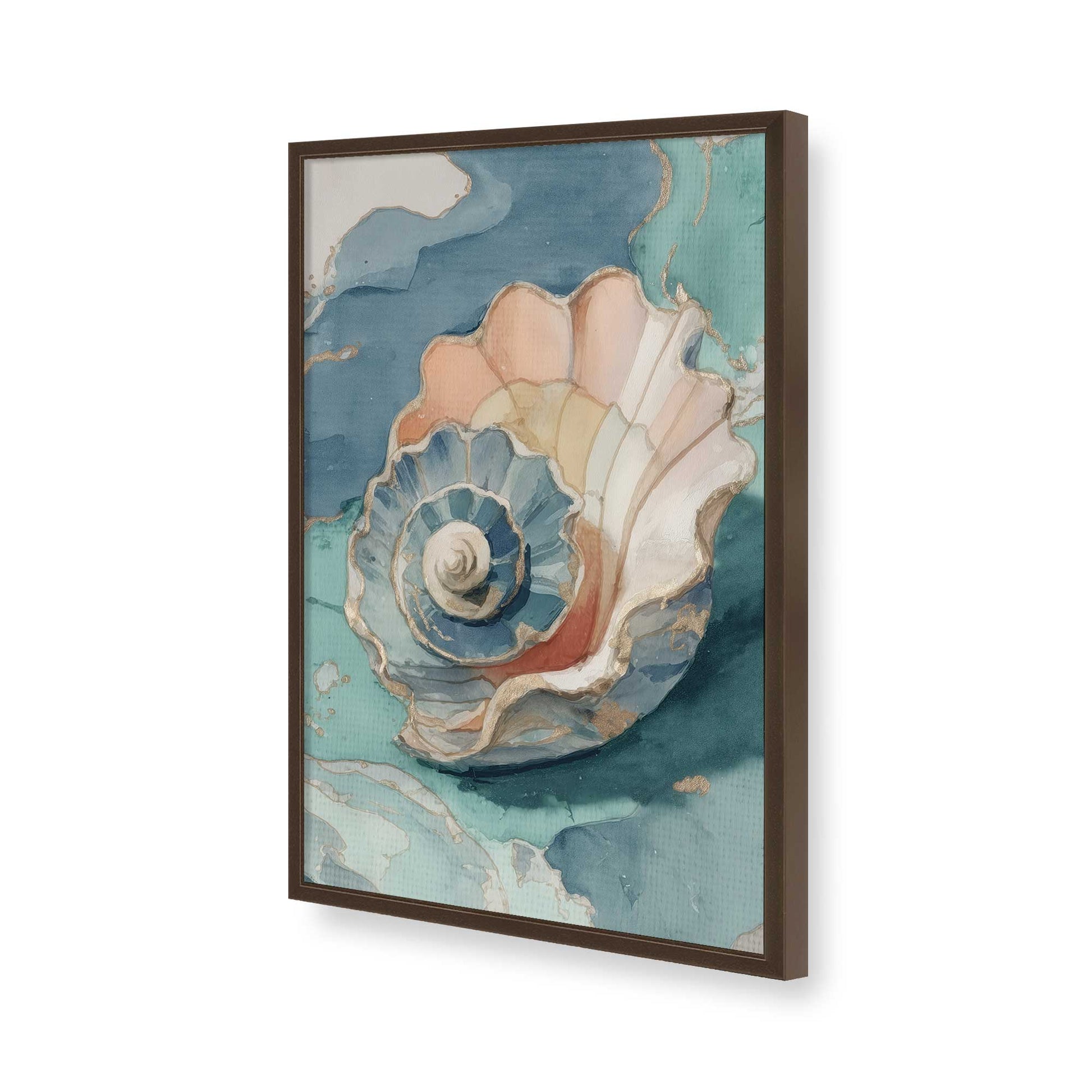 [Color:Belvinder Brown], Picture of art in a Belvinder Brown frame of the corner