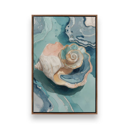 Shell Yeah Calm, Set of 4 Canvas Prints