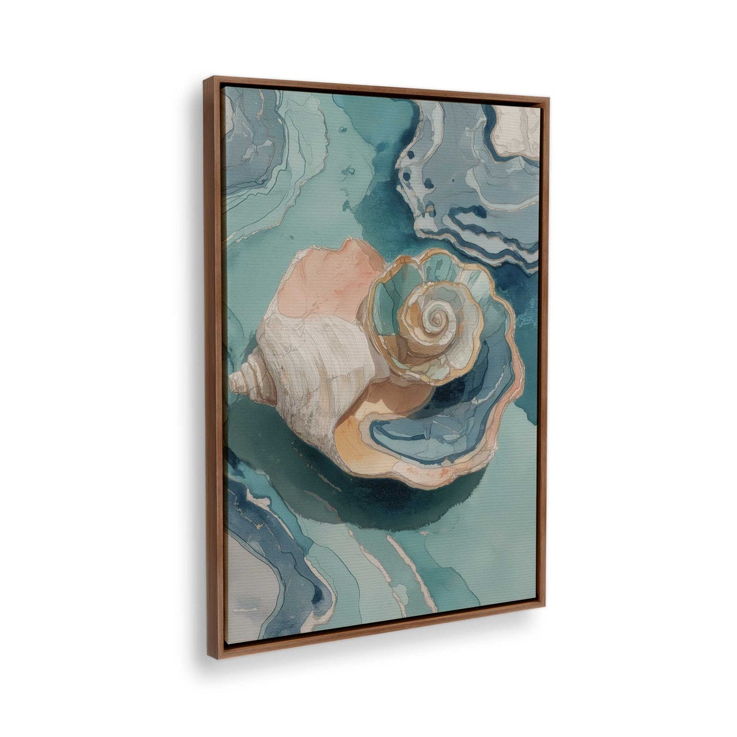 [Color:Walnut], Picture of the corner of the art