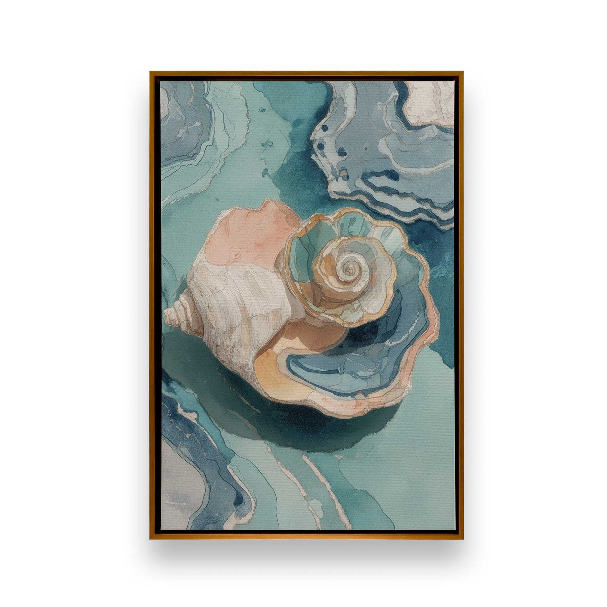 [Color:Polished Gold], Picture of art in a Polished Gold frame