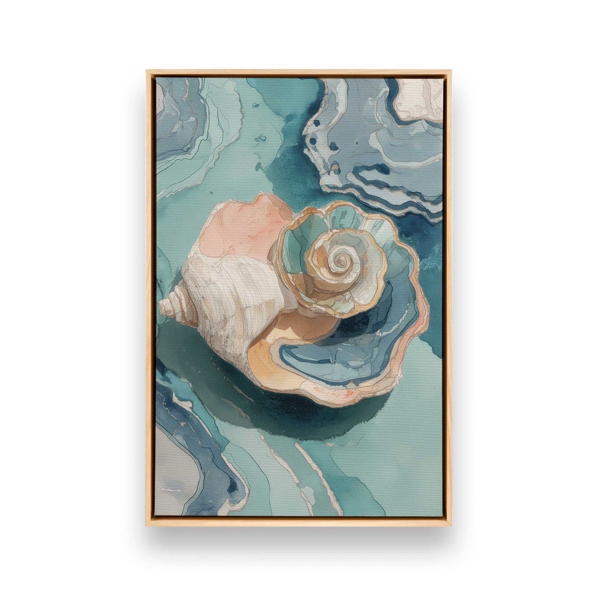 [Color:American Maple], Picture of art in a American Maple frame