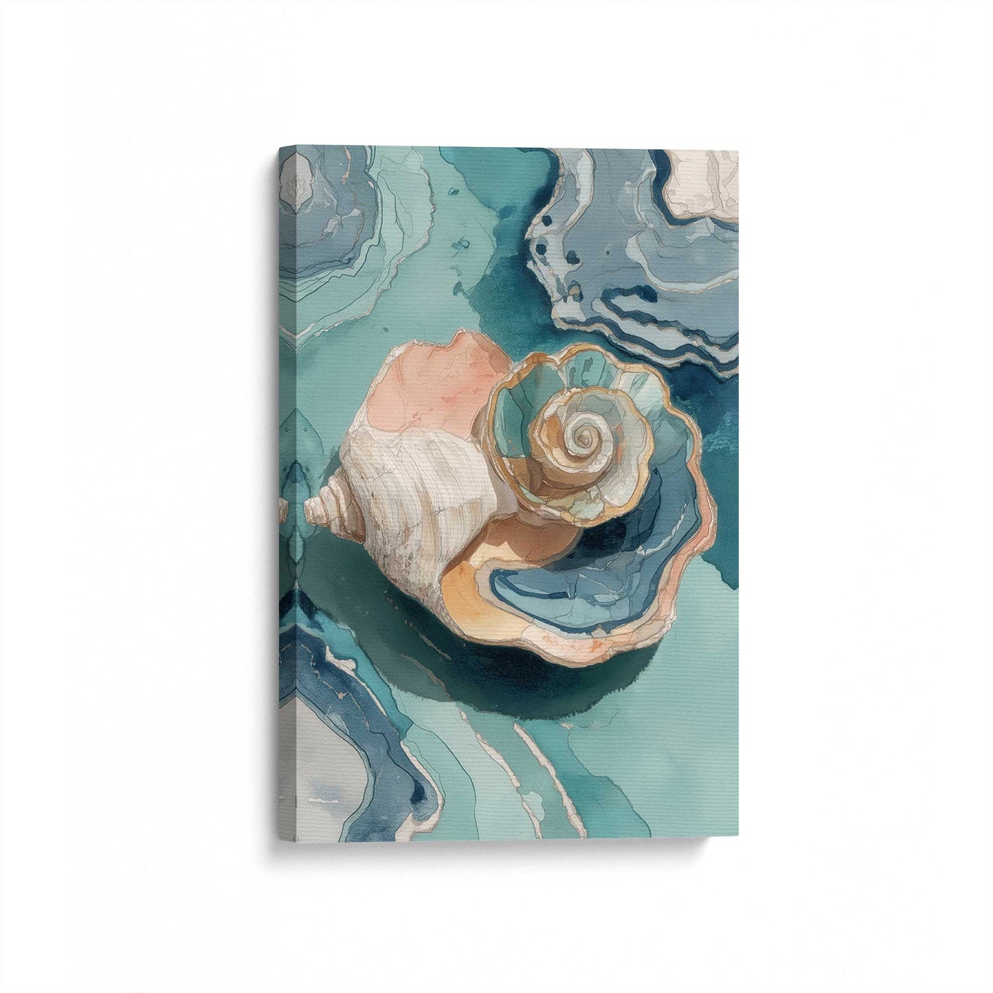 [Color:Stretched Canvas], Picture of art at an angle