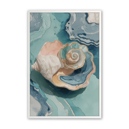 [Color:Opaque White], Picture of art in a Opaque White frame