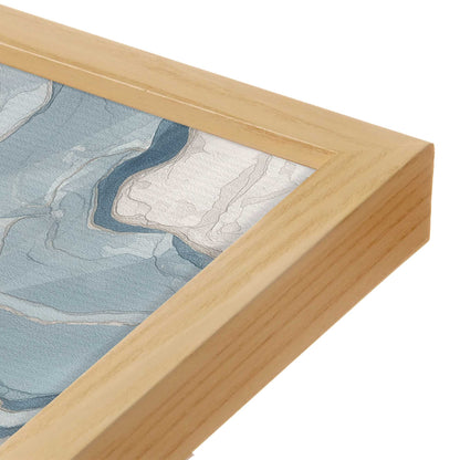 [Color:American Maple], Picture of art in a American Maple frame at an angle