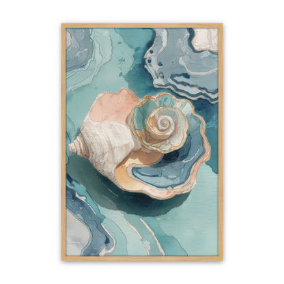 [Color:American Maple], Picture of art in a American Maple frame