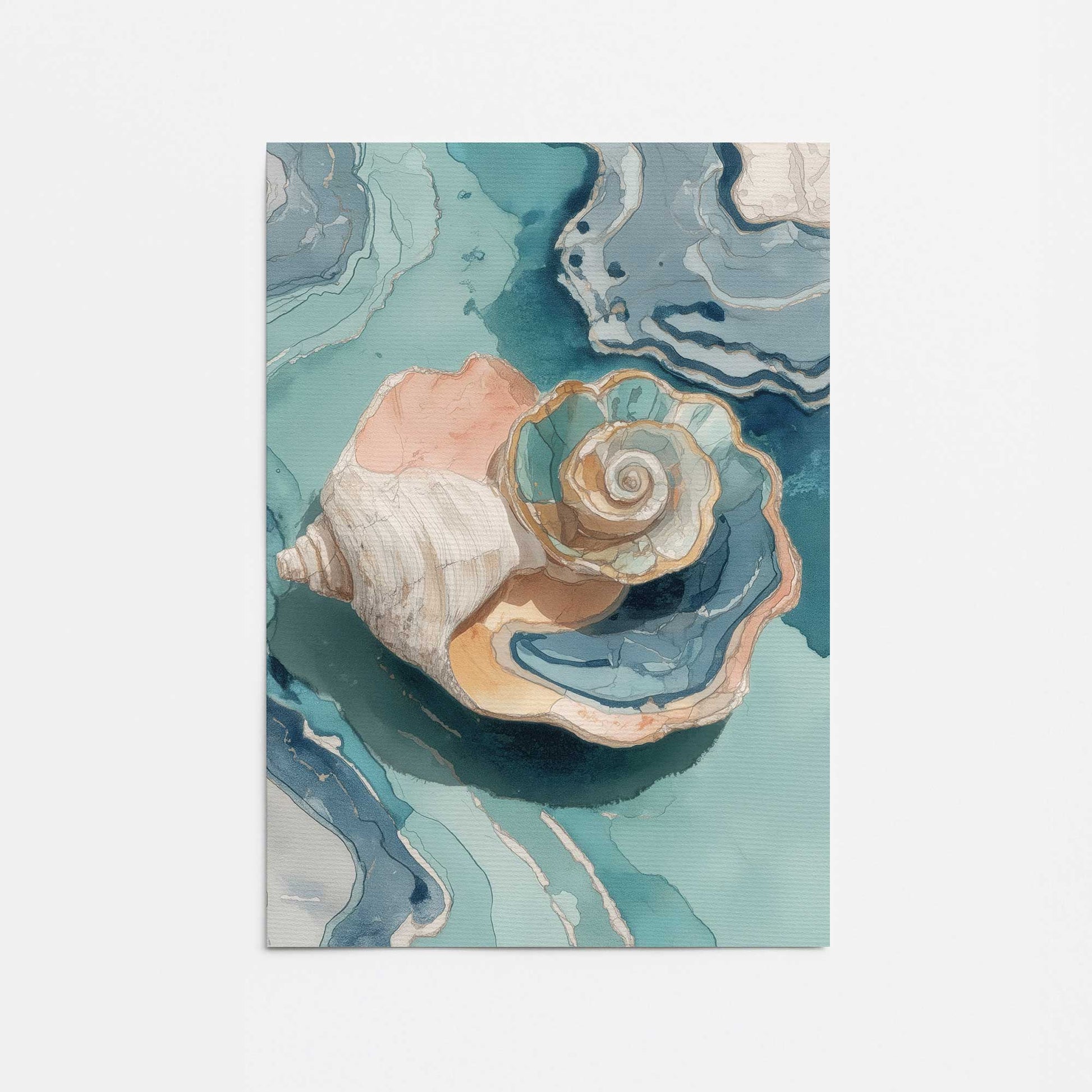 [Color:Rolled Print], Picture of close up of art