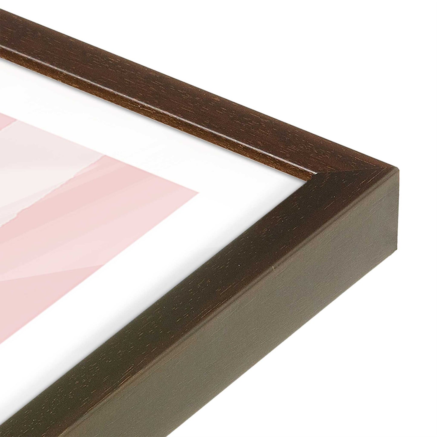[Color:Belvinder Brown], Picture of art in a Belvinder Brown frame of the corner
