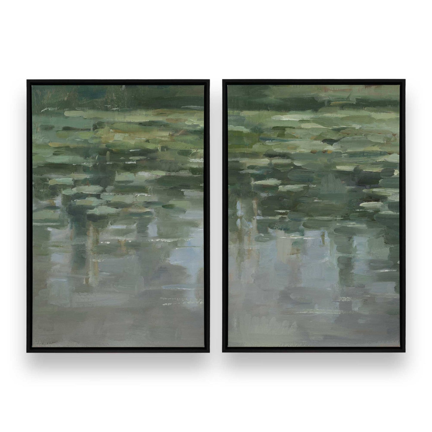 [Color:Satin Black], Picture of art in a Satin Black frame