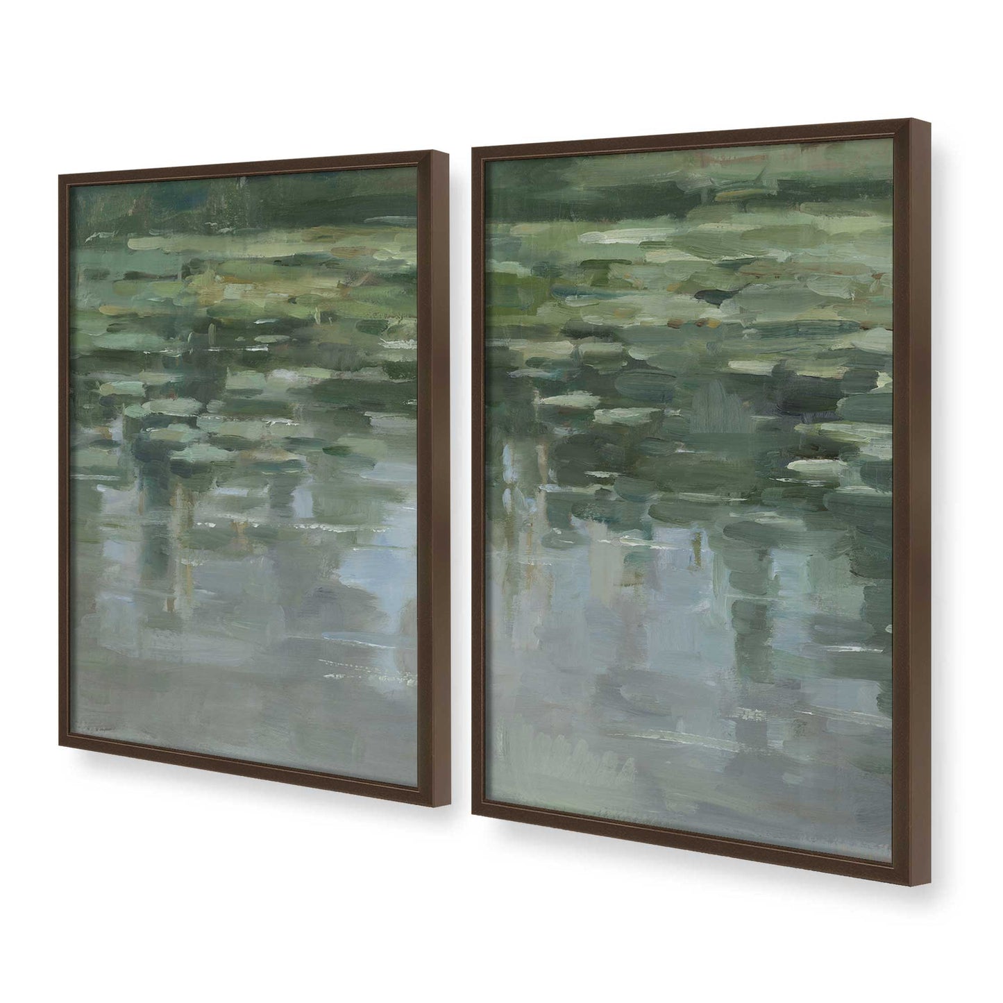 [Color:Belvinder Brown], Picture of art in a Belvinder Brown frame at an angle