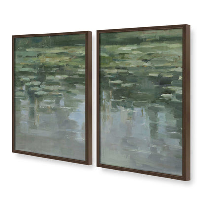 [Color:Belvinder Brown], Picture of art in a Belvinder Brown frame at an angle