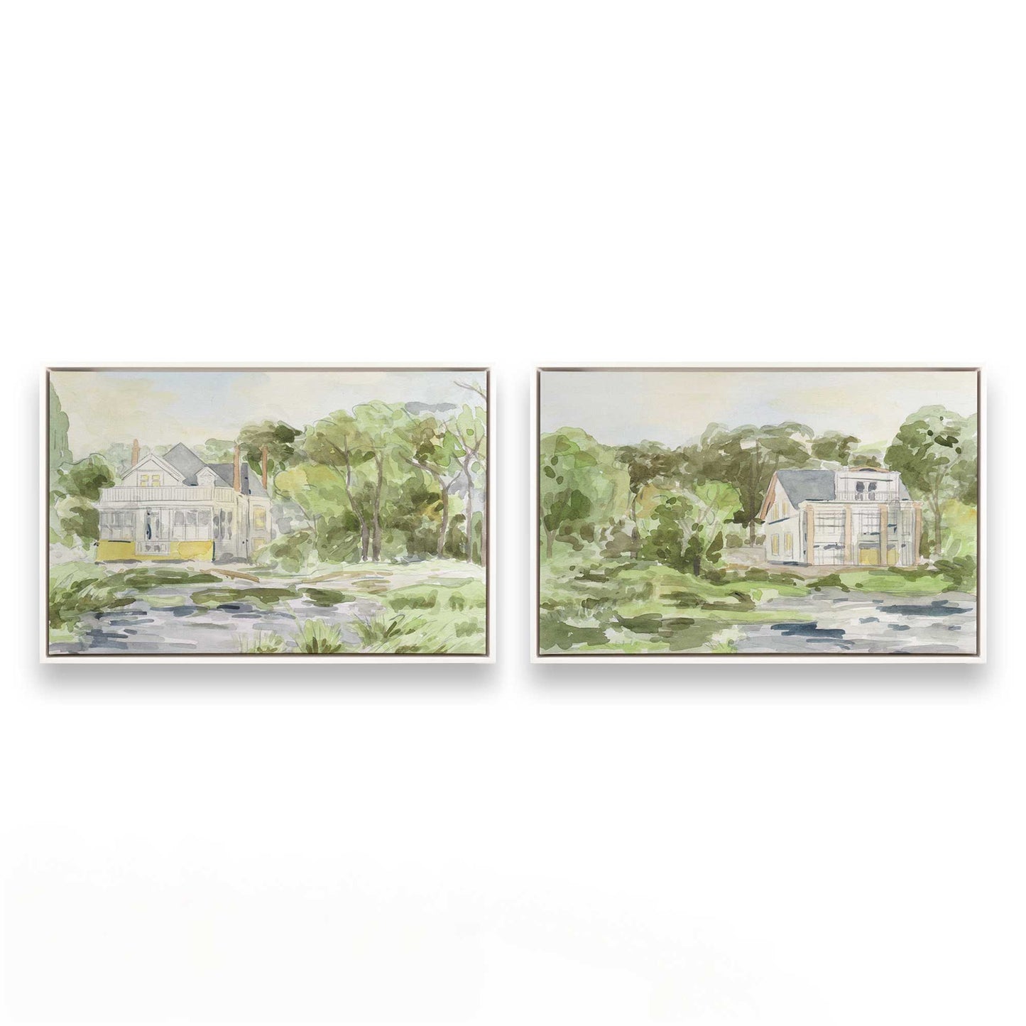 [Color:Opaque White], Picture of art in a White frame