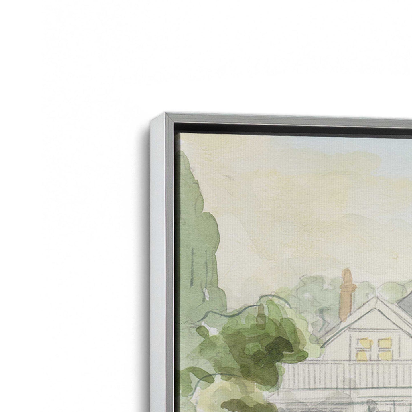[Color:Polished Chrome], Picture of the corner of the art
