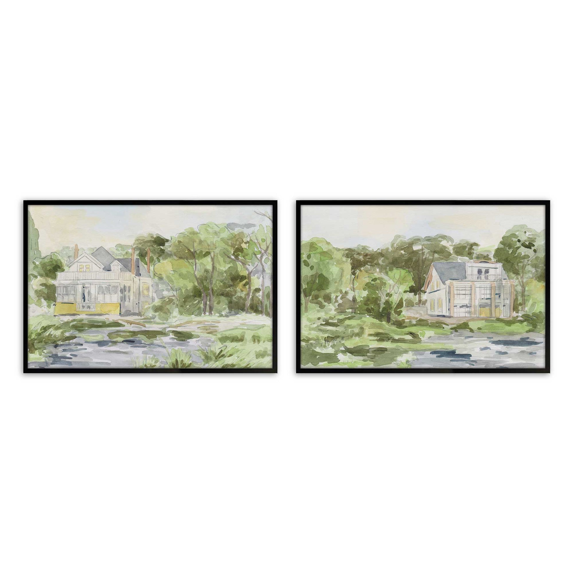 [Color:Satin Black], Picture of art in a Satin Black frame