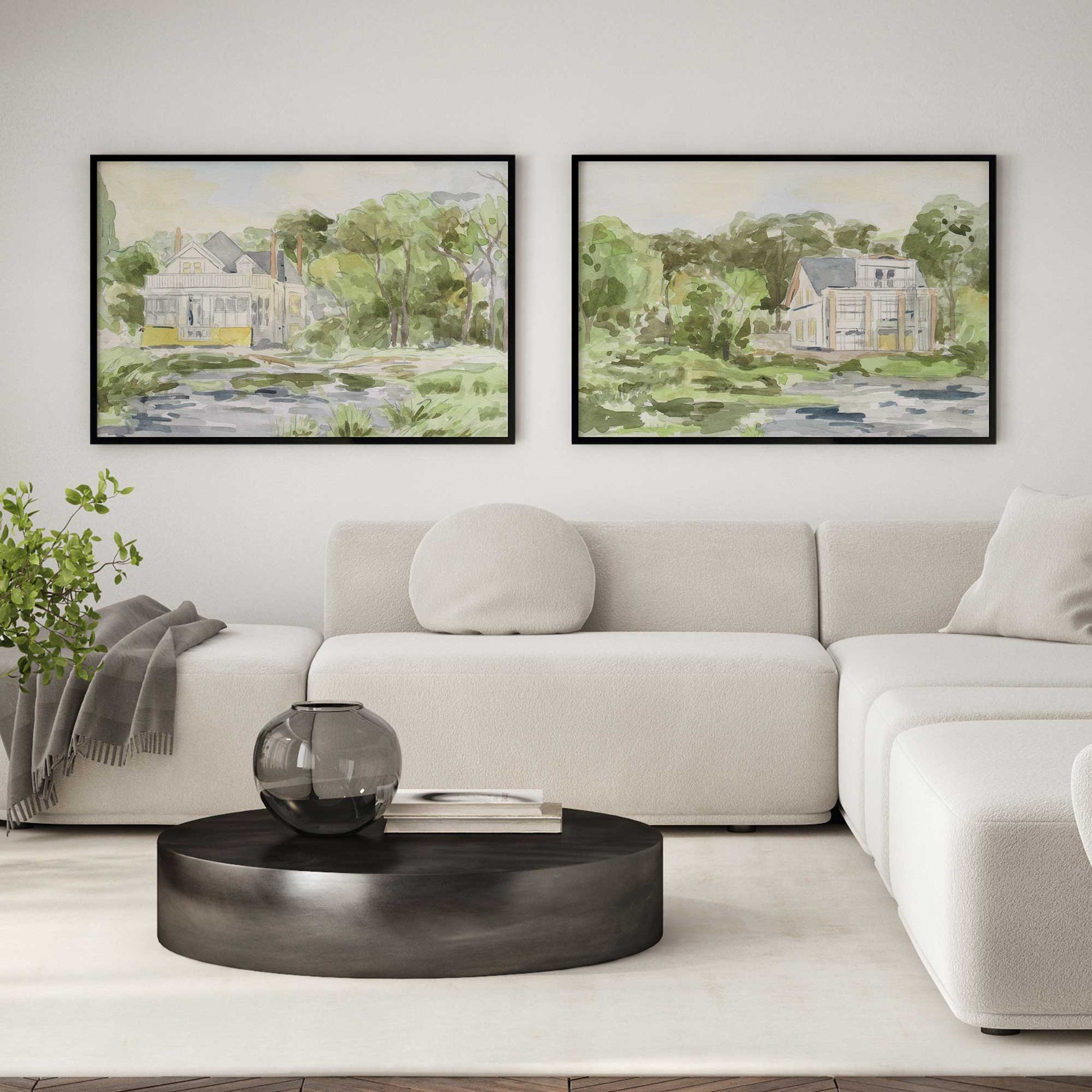 [Color:American Maple], Picture of art in a American Maple frame