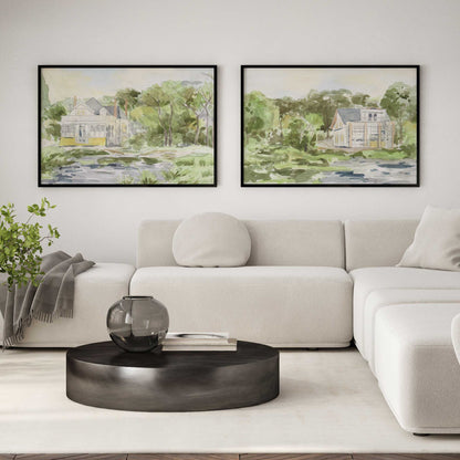 [Color:American Maple], Picture of art in a American Maple frame