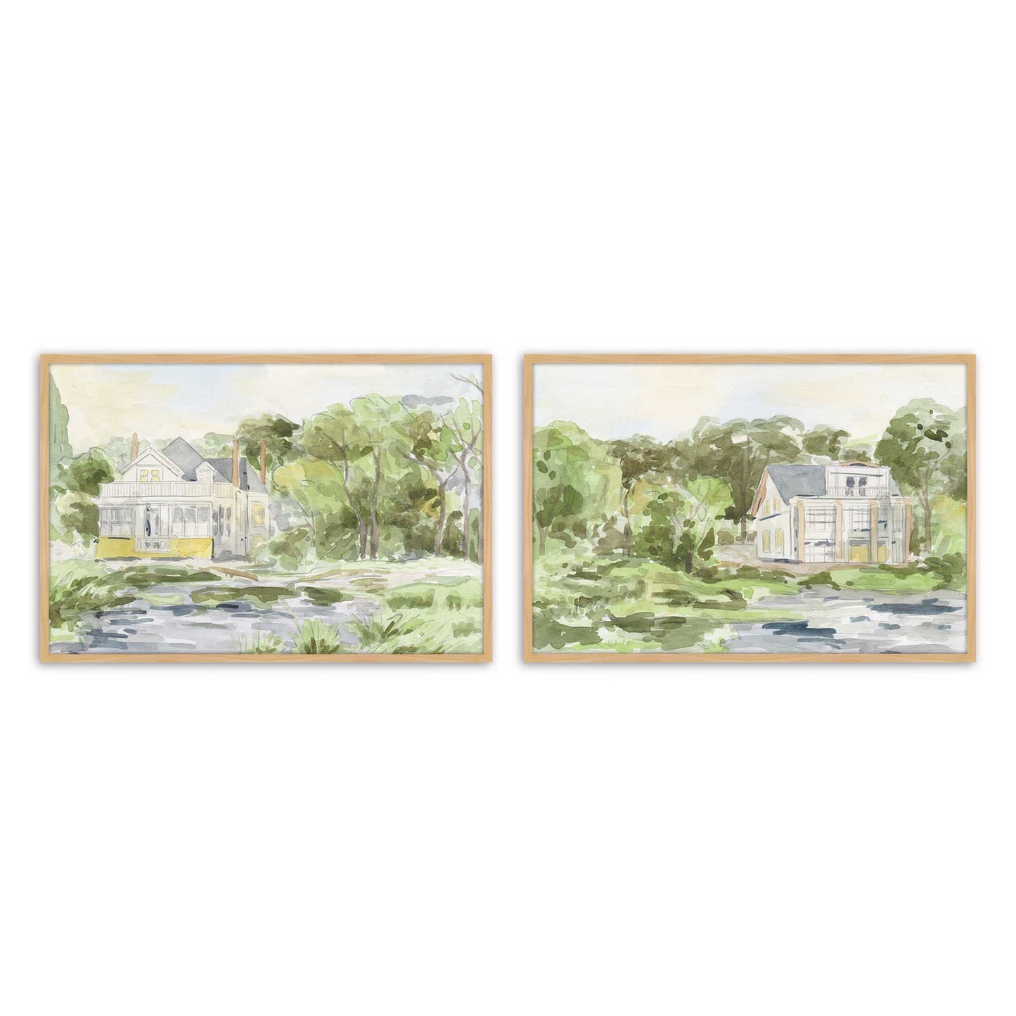 [Color:American Maple], Picture of art in a American Maple frame