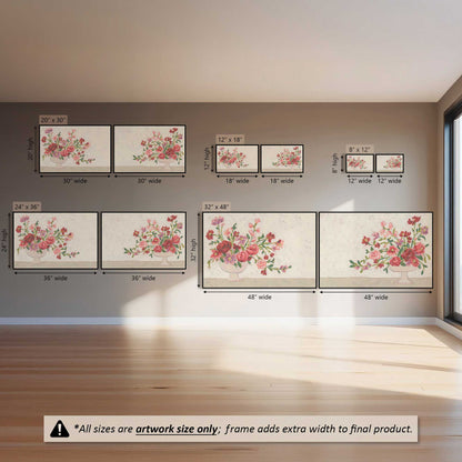 Pretty Petal Party, Set of 2 Canvas Prints