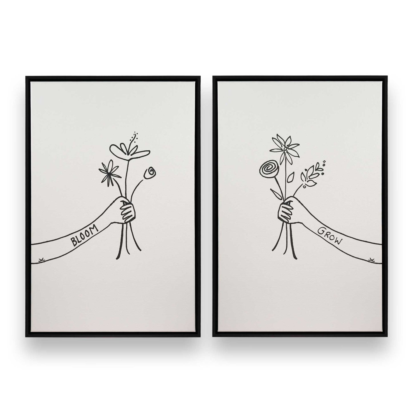 [Color:Satin Black], Picture of art in a Satin Black frame