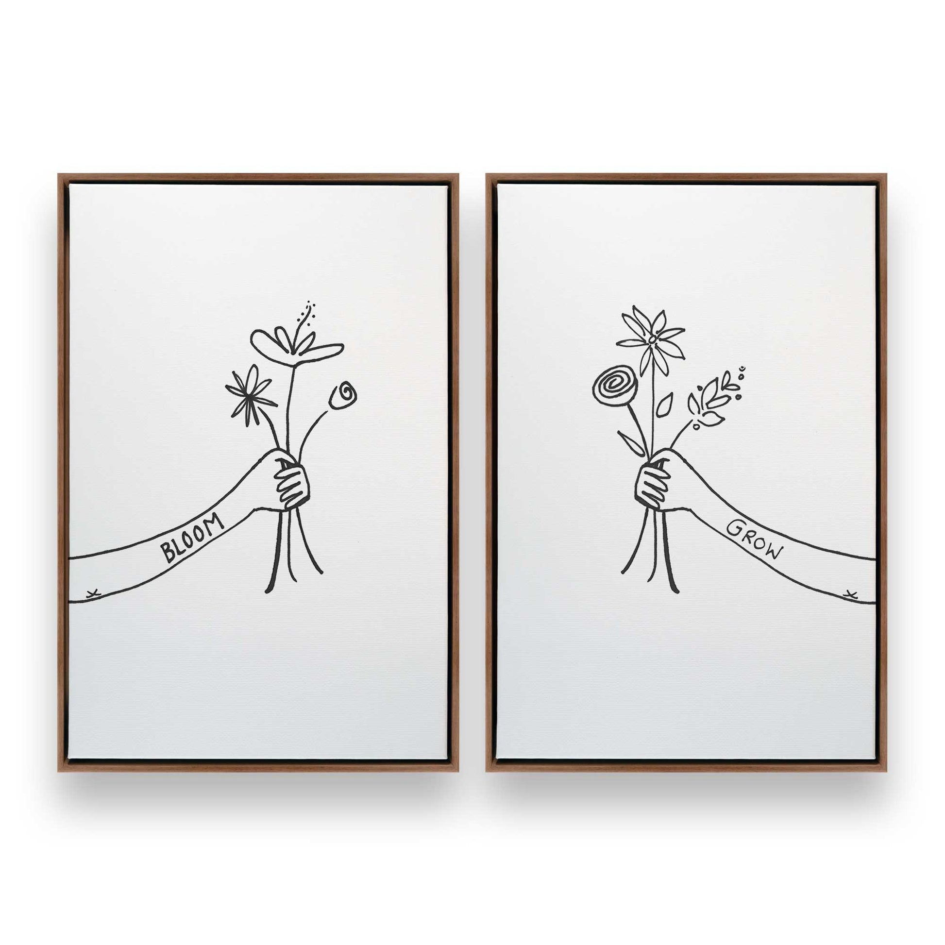[Color:Walnut], Picture of art in a Walnut frame