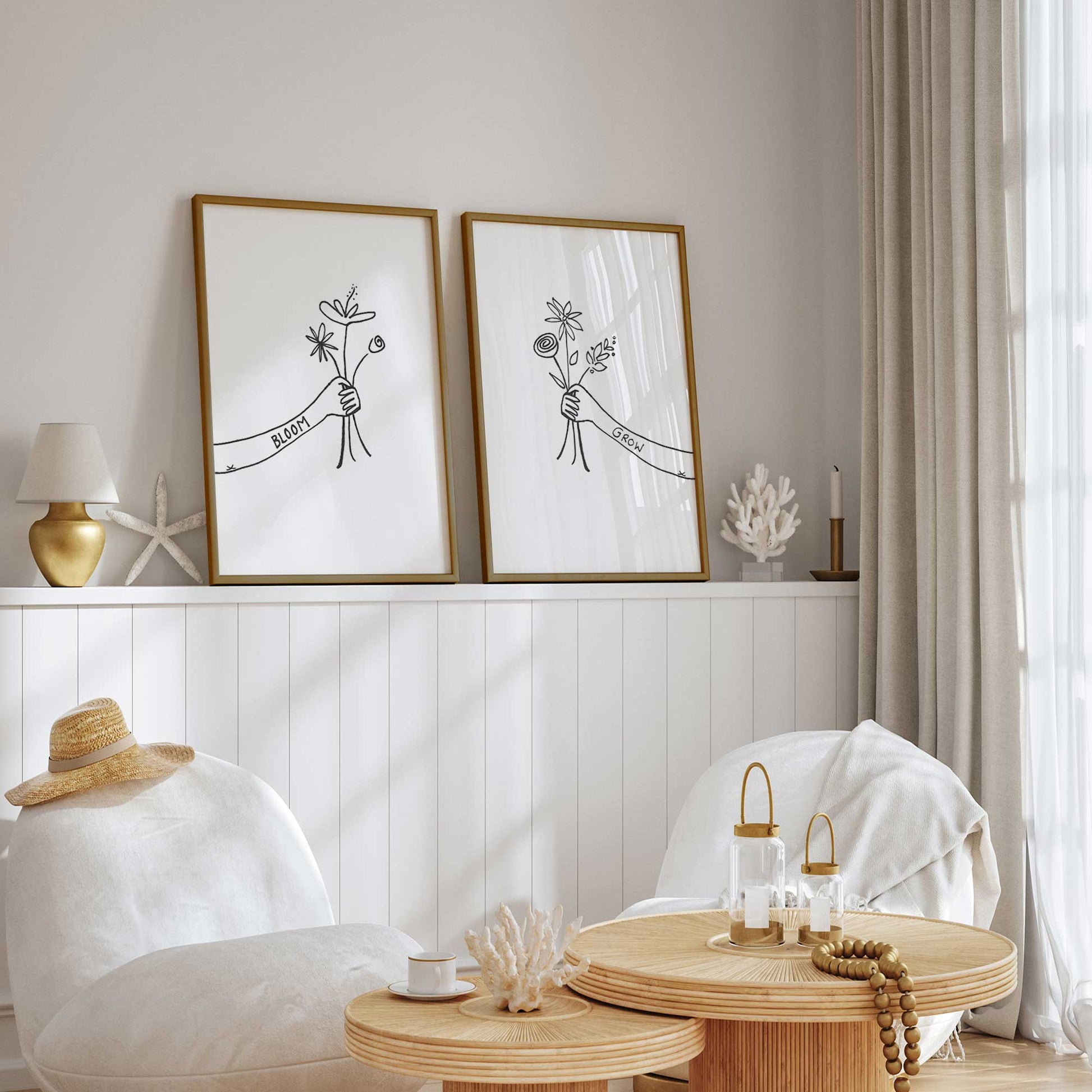 [Color:Belvinder Brown], Picture of art in a Belvinder Brown frame