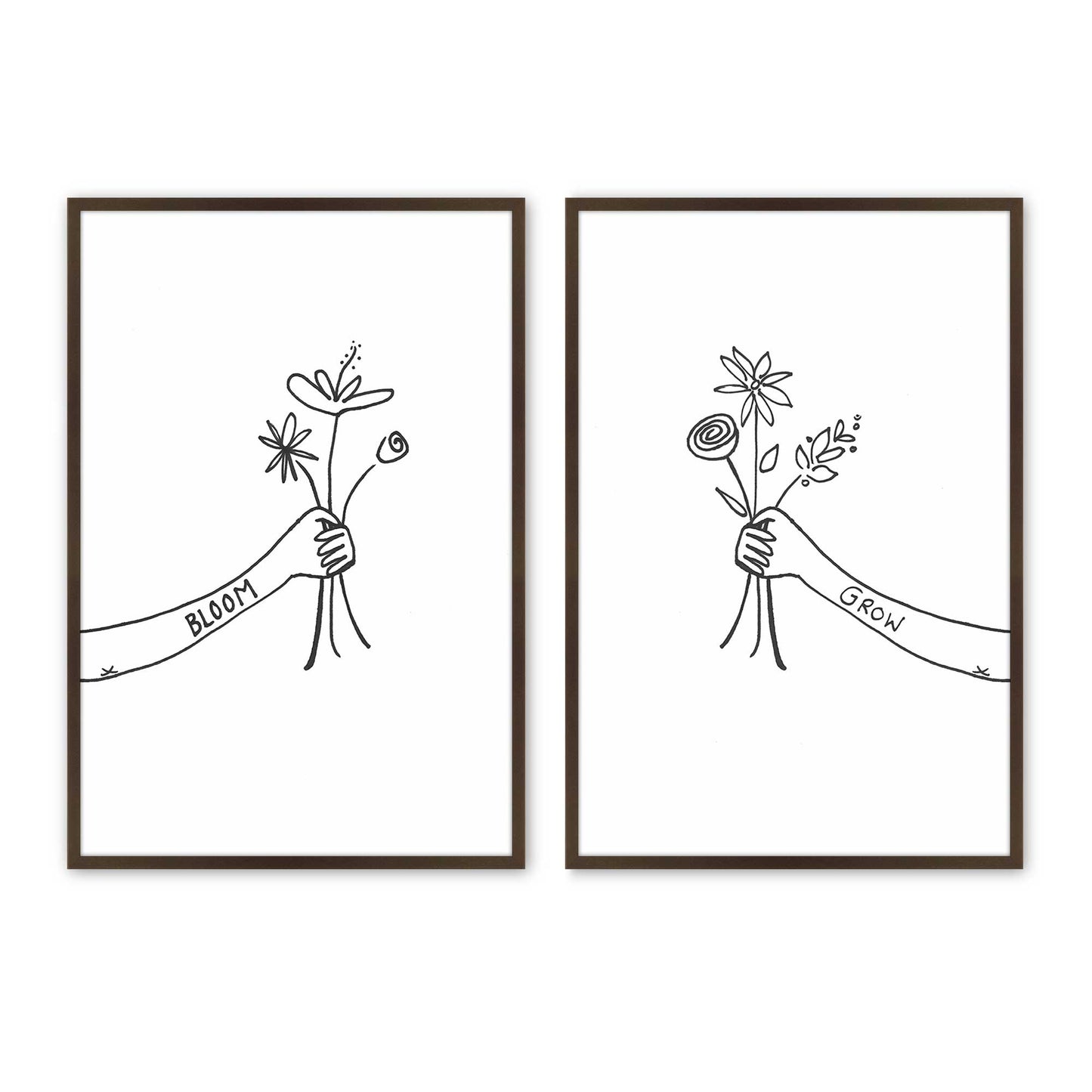 [Color:Belvinder Brown], Picture of art in a Belvinder Brown frame