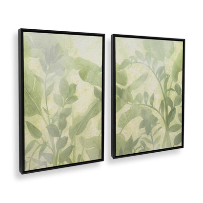 [Color:Satin Black], Picture of art in a Satin Black frame at an angle