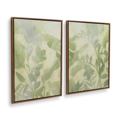 [Color:Walnut], Picture of art in a Walnut frame at an angle