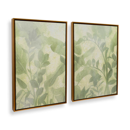 [Color:Polished Gold], Picture of art in a Polished Gold frame at an angle