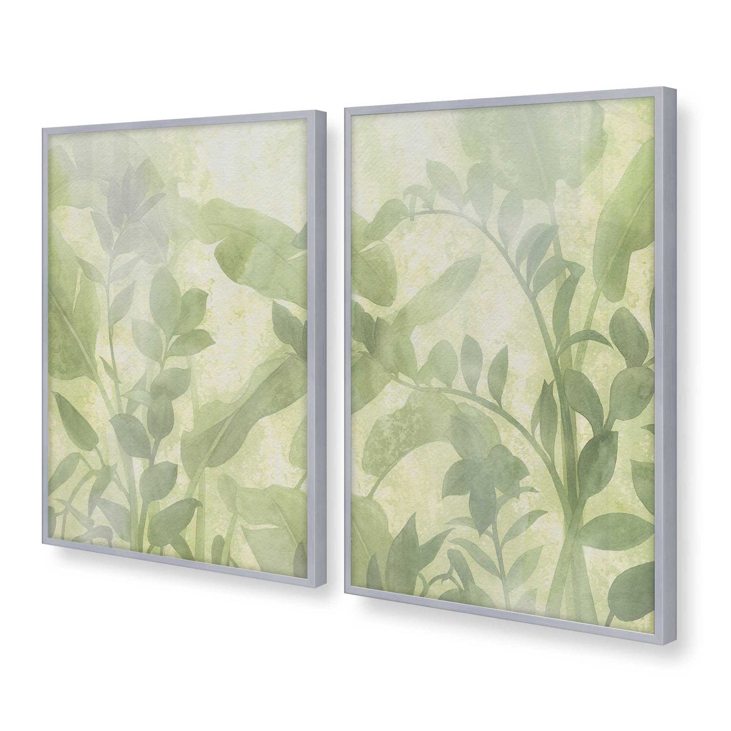 [Color:Polished Chrome], Picture of art in a Polished Chrome frame at an angle