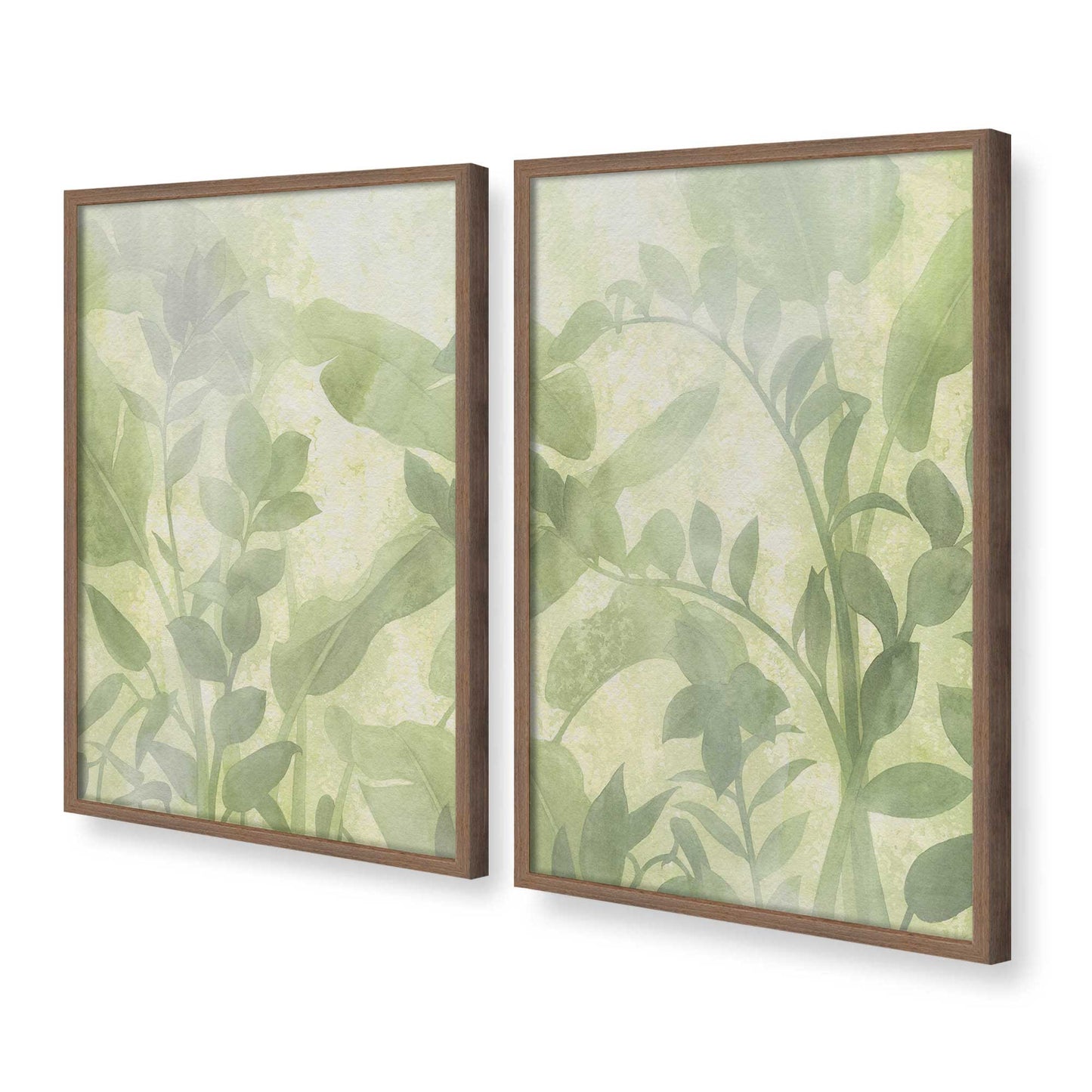 [Color:Walnut], Picture of art in a Walnut frame at an angle