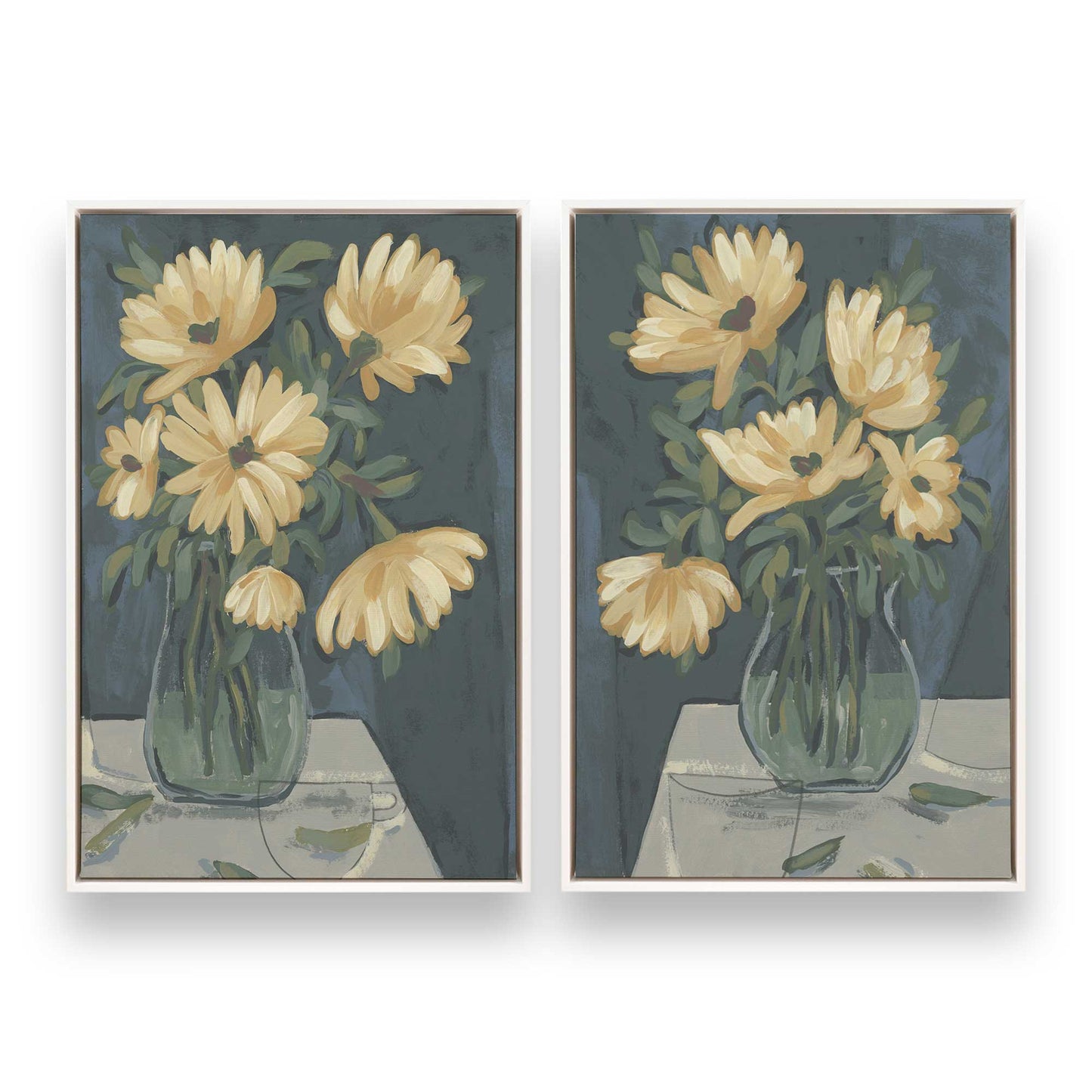 [Color:Opaque White], Picture of art in a White frame