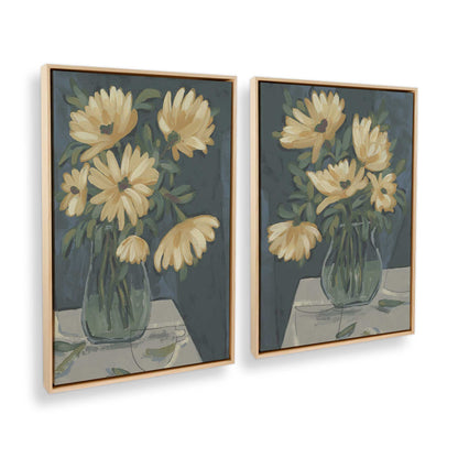 [Color:American Maple], Picture of art in a American Maple frame at an angle