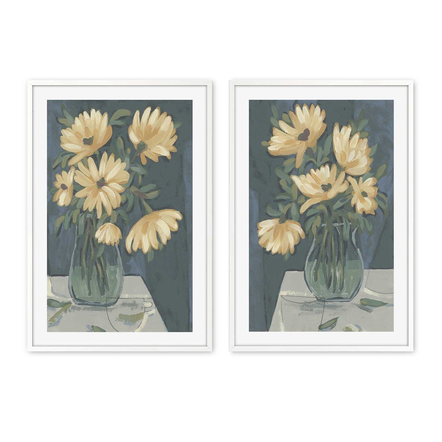[Color:Opaque White], Picture of art in a Opaque White frame