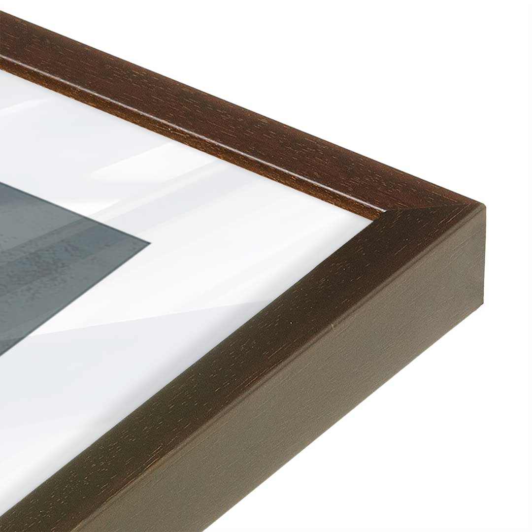 [Color:Belvinder Brown], Picture of art in a Belvinder Brown frame of the corner