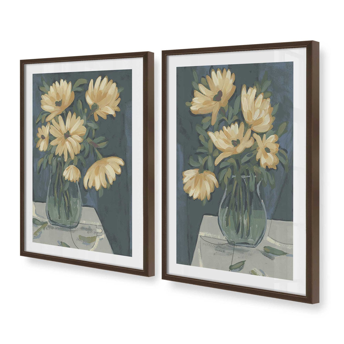 [Color:Belvinder Brown], Picture of art in a Belvinder Brown frame at an angle
